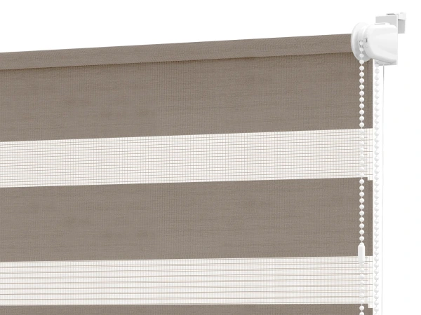 Rolete MINI+ zi-noapte - material Miami 1306 - gri-maro