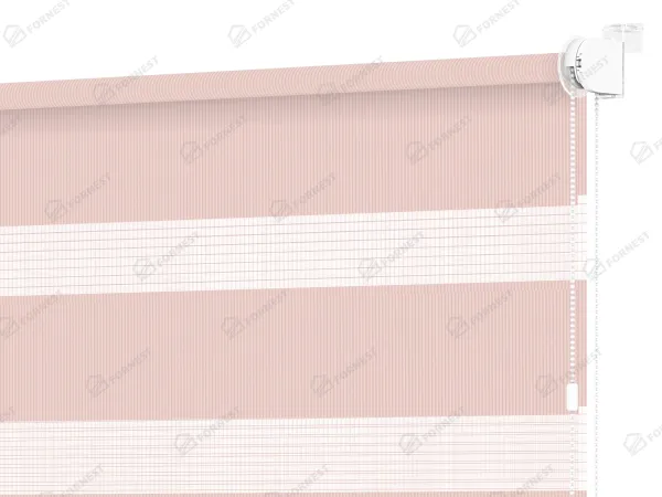 Roleta MINI - deň a noc - látka Bahama 1811 - staroružová