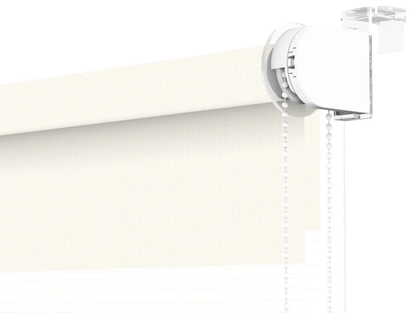 Roleta MINI - deň a noc - látka Zakynthos 03 - slonová kosť 3