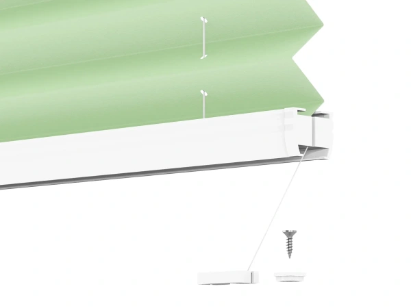 Plisé rolety LUX - látka Glam green 11068 - PEARL 7