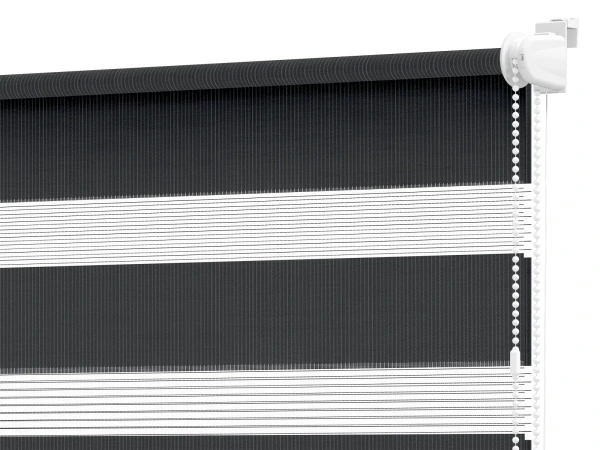 Rolete MINI+ zi-noapte - material Miami 1308 - negru