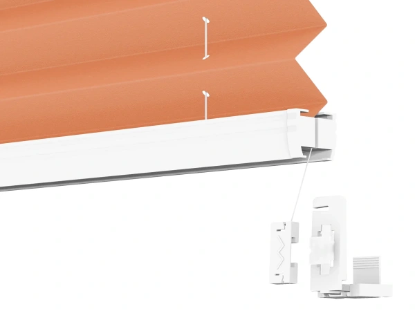 Plisé rolety LUX - látka Coral 11242 - BLACKOUT (zatemňujúca) 5