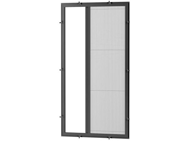 Plase anti-insecte pentru UȘI - PLISSE EASY- antracit RAL7016