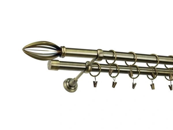 Garniža 25x25mm - 2rady - PANTEON - antik