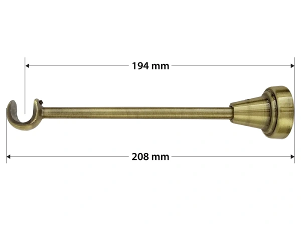Garniža 16mm - 1rad - QUADRO - antik 4