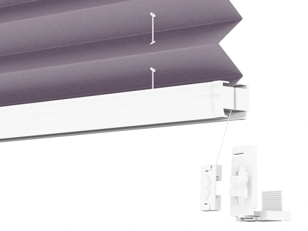 Plisé rolety LUX - látka Violet 11078 - PEARL 5