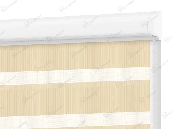 Roleta SWING LITE - deň a noc - látka Miami 1303 - biela káva