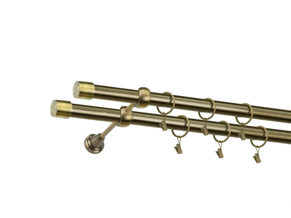 Garniža 25x25mm - 2rady - PULLO - antik