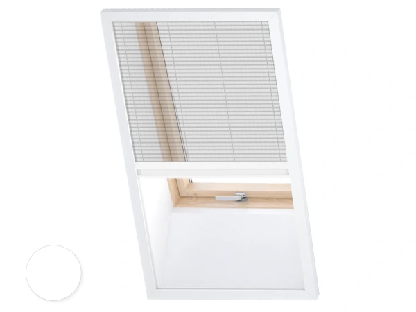 Plase anti-insecte pentru FERESTRE DE MANSARDĂ - PLISSE LITE - ALB - RAL 9016