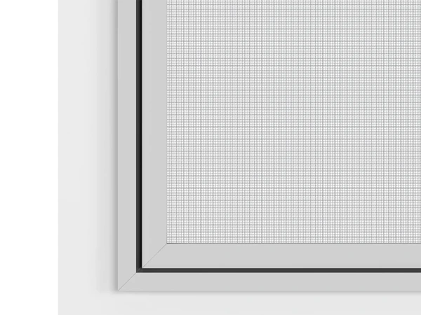 Siete proti hmyzu na DVERE - pántové v ráme SMART - SIVÁ - RAL 9006 - s priečkou 6