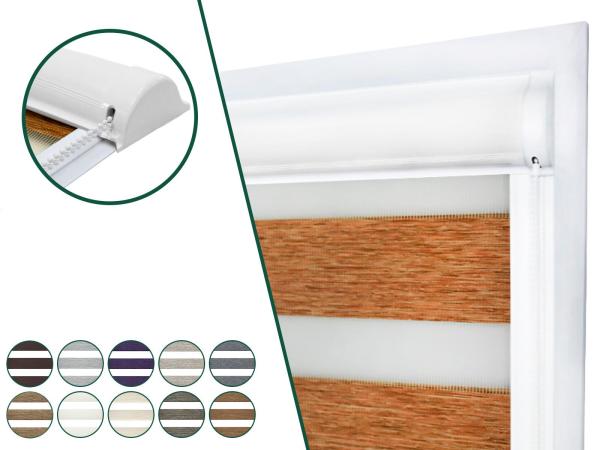 Roleta SWING LITE - deň a noc - látka MAURÍCIUS