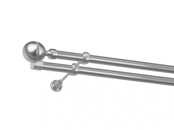 Garniža 25x25mm - 2rady - KALISTO CRYSTAL - satin 1