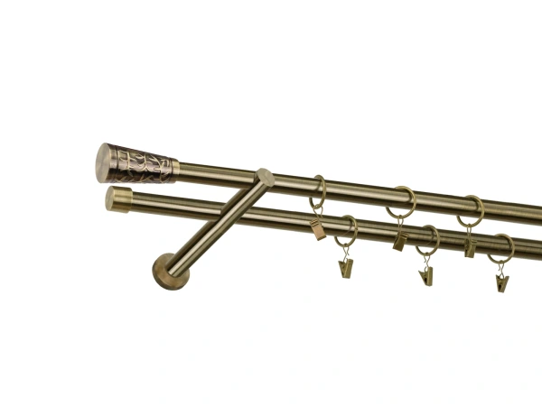 Garniža 19x19mm - 2rady - SEVILLA - antik