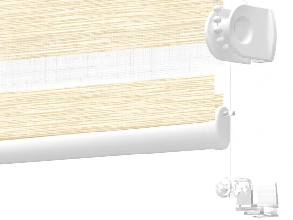 Rolete MINI+ zi-noapte - material Mauritius 63 -galben deschis (pin) 4