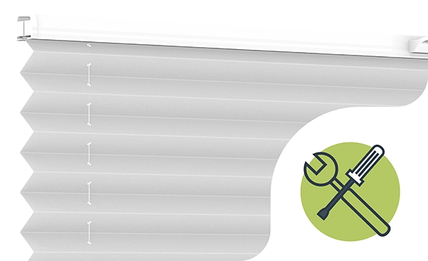 Rolete PLISSE - montaj