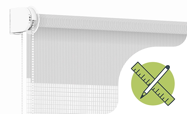 Rolete MINI - măsurare