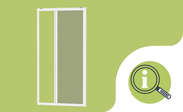 Plase anti-insecte pentru UȘI - PLISSE CLICK - descriere