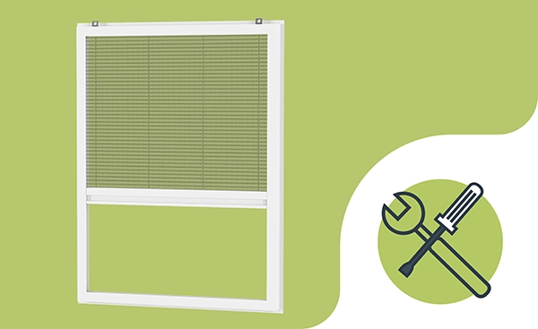 Plase anti-insecte pentru FERESTRE - PLISSE CLICK - montaj