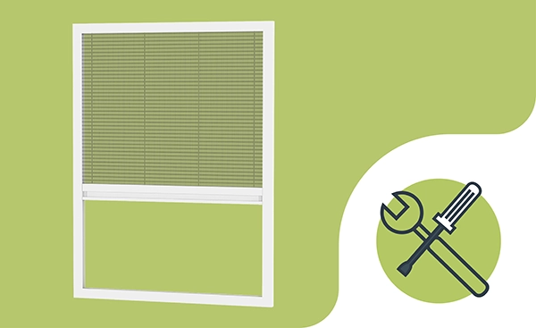 Plase anti-insecte pentru FERESTRE - PLISSE LITE - montaj