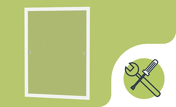 Plase anti-insecte pentru FERESTRE - FIXE - montaj