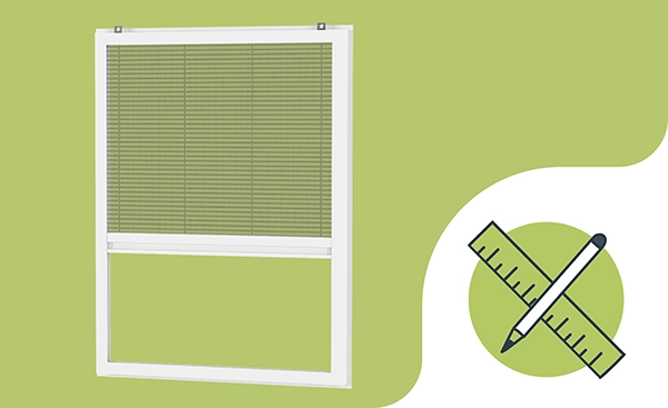Plase anti-insecte pentru FERESTRE - PLISSE CLICK - măsurare
