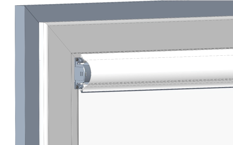 reașezarea capacelor pe caseta roletei