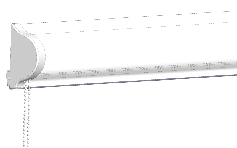 roletă cu partea acționării schimbată