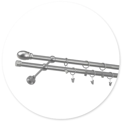 Galerii metalice culoare Satin