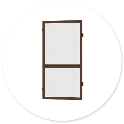 Plase anti-insecte pentru uși - cu balamale