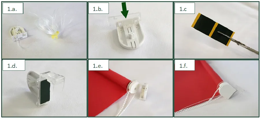 Montáž rolety MINI bežná látka - 1