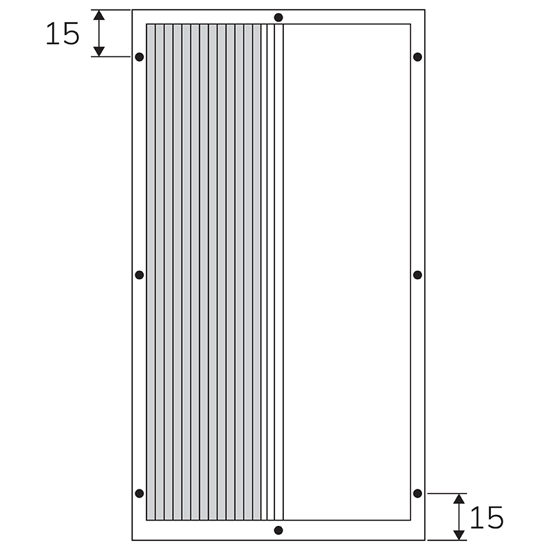 montáž sieťky na okno plisé lite - 03img